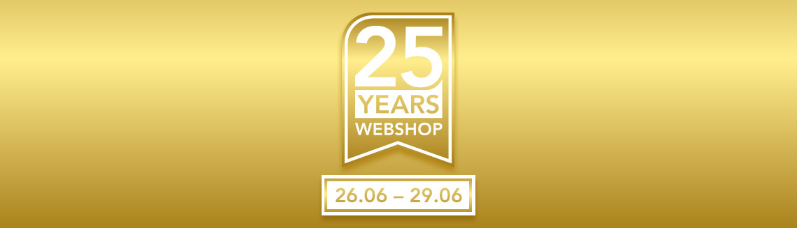 25 years webshop