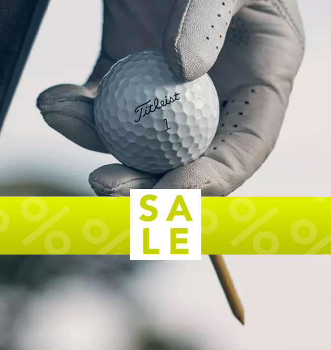 Golfové míčky v letním výprodeji