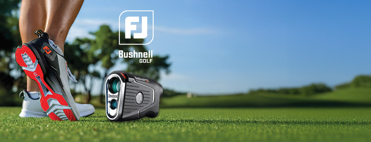 FootJoy shoes buy Bushnell Pro X3+ win