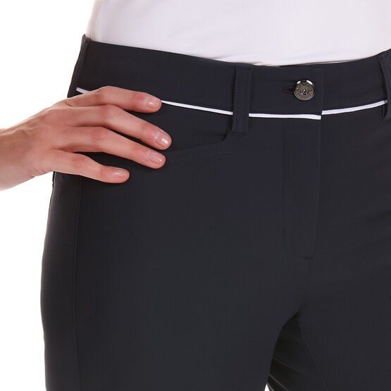 Valiente JULIE Kontrastpiping Capri Hose navy