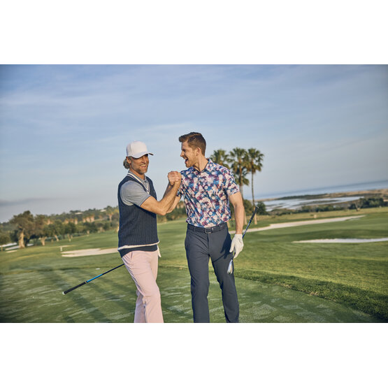 Daniel Springs Retro Zopf Pullunder Strick navy