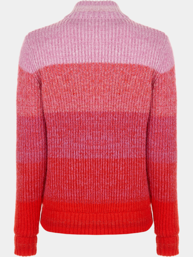 Valiente Degrade Jacke Windstopp Strick fancy