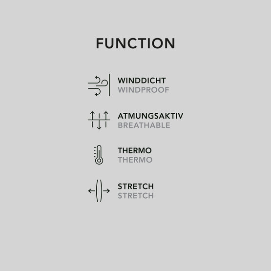 Valiente Troyer Windstopp Strick ecru