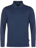 Daniel Springs Melange Thermo Langarm Polo navy