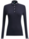 Chervo ACUME Langarm Polo navy