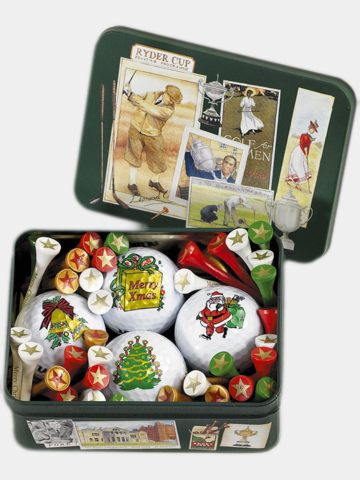 Sportiques Weihnachtsdose 4 Bälle und Tees Sonstige