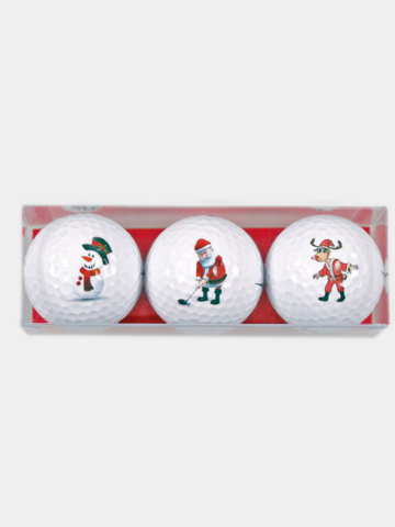 Sportiques 3er Set Weihnachtsmotiv Xmas2 weiß