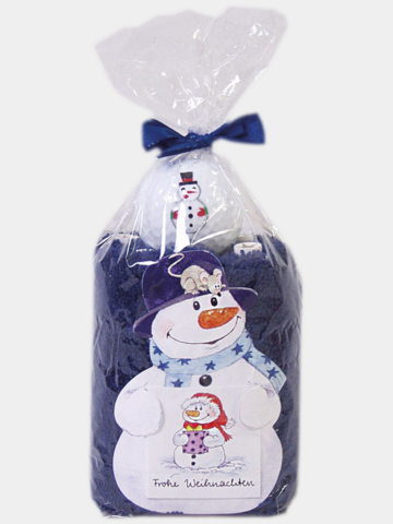 Sportiques Caddytuchrolle Schneemann blau