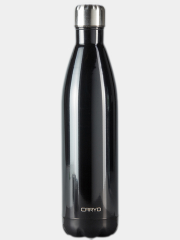 Golf House Thermosflasche Edelstahl 750ml. schwarz