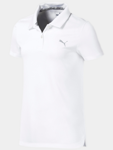 Puma Polokošile Essential s polovičním rukávem bílá