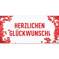 Golf House Gutschein zum Drucken Glückwunsch Herz