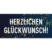 Golf House Gutschein zum Drucken Glückwunsch bunt