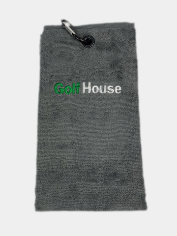 Golf House TriFold Handtuch grau