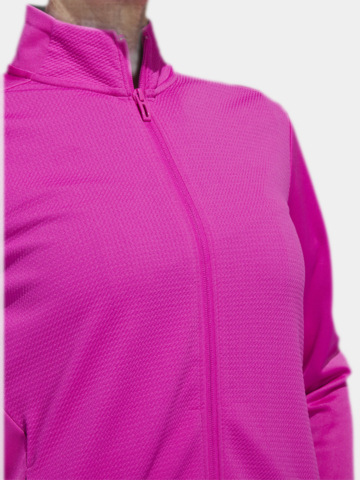 adidas TEXTURED Stretch Jacke pink