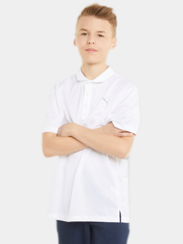 Puma Polokošile Essential s polovičním rukávem bílá