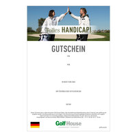 Golf House Gutschein zum Drucken Handicap