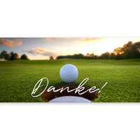 Golf House Gutschein zum Drucken Danke