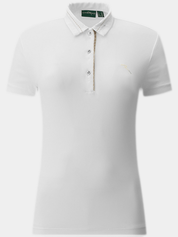Chervo AAA Halbarm Polo weiß
