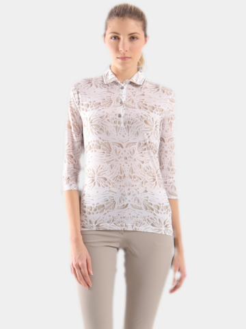 Chervo ATTILIA 3/4 Arm Polo weiß