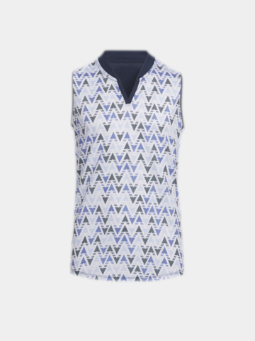 Adidas Dívčí polokošile HEAT.RDY bez rukávů vícebarevné