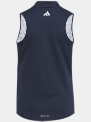 Adidas Dívčí polokošile HEAT.RDY bez rukávů vícebarevné