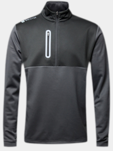 Backtee Zipneck Shield Thermo Midlayer dunkelgrau