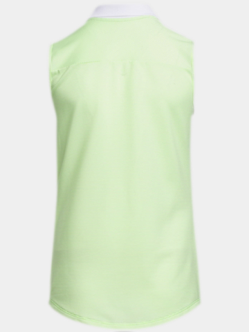 Adidas Dívky bez rukávů Polo světle zelená