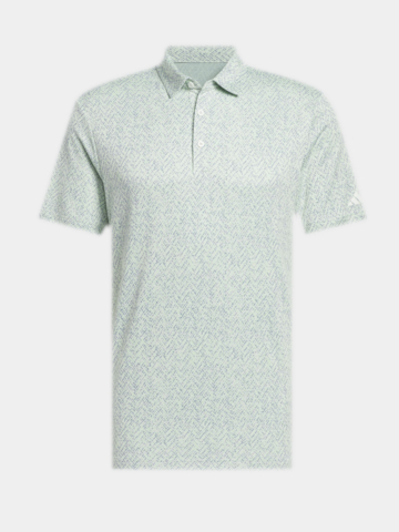 adidas Ultimate365 Jacquard Halbarm Polo hellgrün