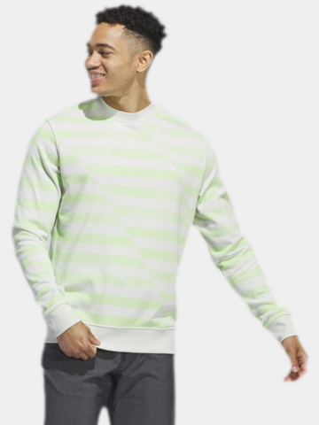 adidas Ultimate365 Printed Crewneck Sweatshirt Stretch Midlayer hellgrün