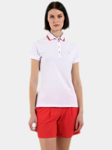 Chervo AQUAMARINE Halbarm Polo weiß