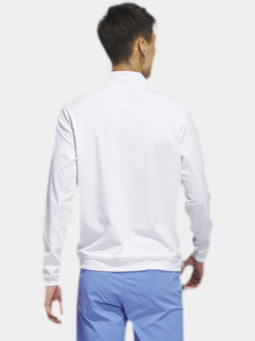 adidas Elevated Quarter-Zip Pullover Stretch Midlayer weiß