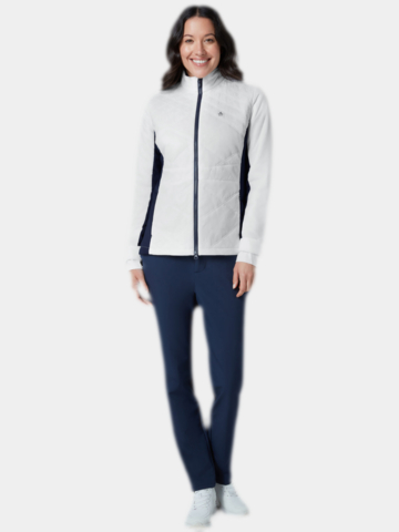 Penguin Insulated Woven Full-Zip Stretch Jacke weiß