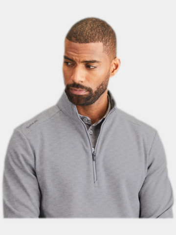 Ping  Bexton Stretch Midlayer grau melange