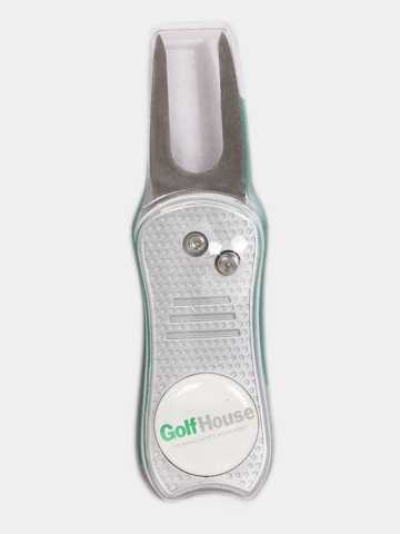 Golf House Pitchgabel silber