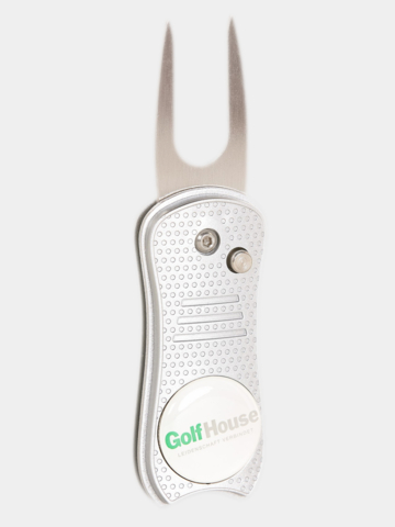Golf House Pitchgabel silber