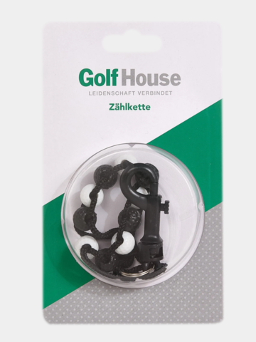 Golf House Zählkette schwarz