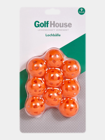 Golf House Lochbälle orange