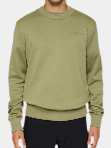 J.Lindeberg Alpha Crew Neck Sweatshirt oliv