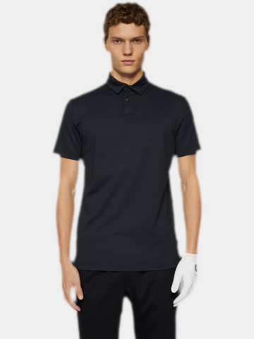 J.Lindeberg  JL PRO Halbarm Polo schwarz