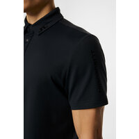 J.Lindeberg  JL PRO Halbarm Polo schwarz