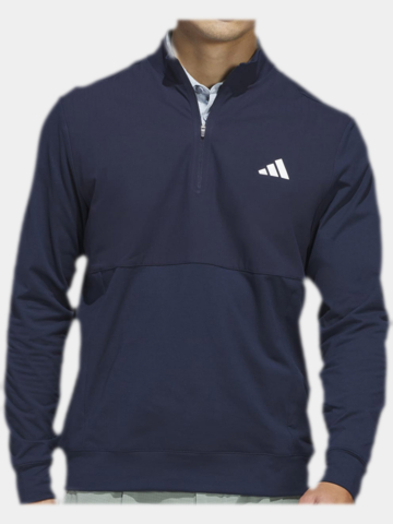 adidas Tour 1/4 Zip Stretch Midlayer navy
