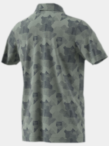 Adidas Chlapecká polokošile SCRIPT POLO s polovičním rukávem olivová