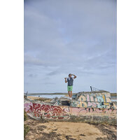 Daniel Springs  JAMAL Cotton Touch Nylon Stretch Bermuda Hose grün