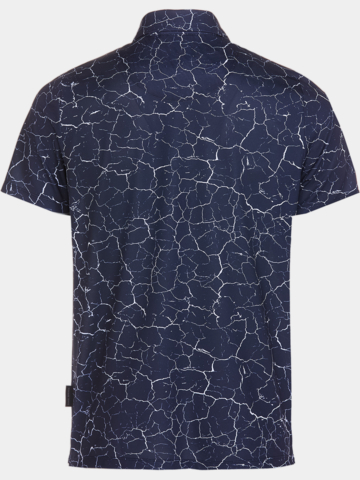 Daniel Springs Crack Druck Funktions Halbarm Polo navy