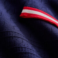Valiente  Strick Jaquard Halbarm Polo navy