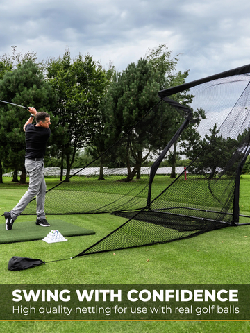 Sim Space Deluxe Home Driving Net 2.5m schwarz