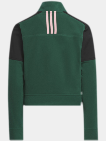 Adidas G CROP FLEECE tmavě zelená