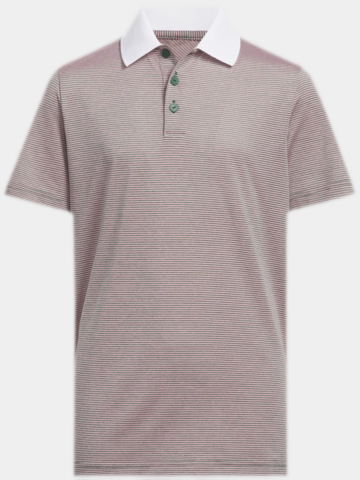 Adidas POLO S PROUŽKEM B tmavě zelená