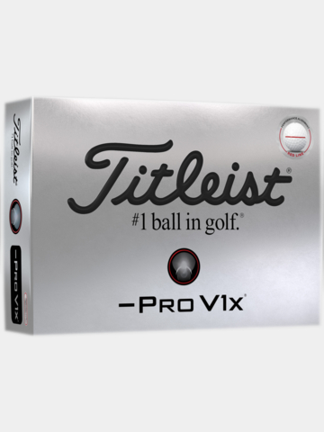 Titleist PRO V1x Left Dash weiß