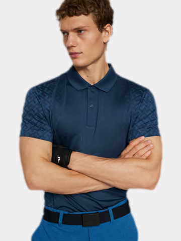 J.Lindeberg  Kalle Halbarm Polo navy